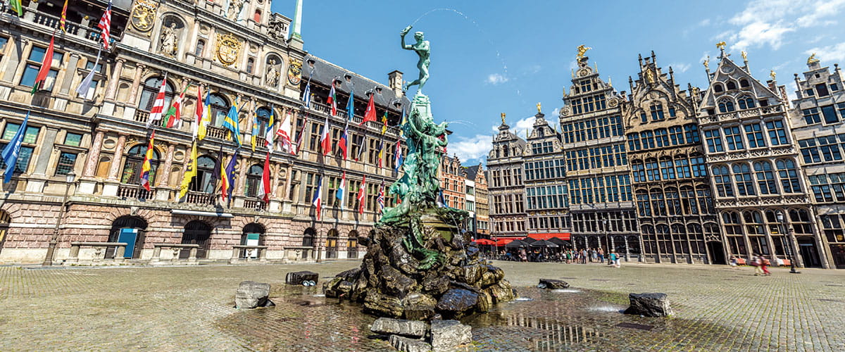 The 16th-century Grote Markt, Antwerp